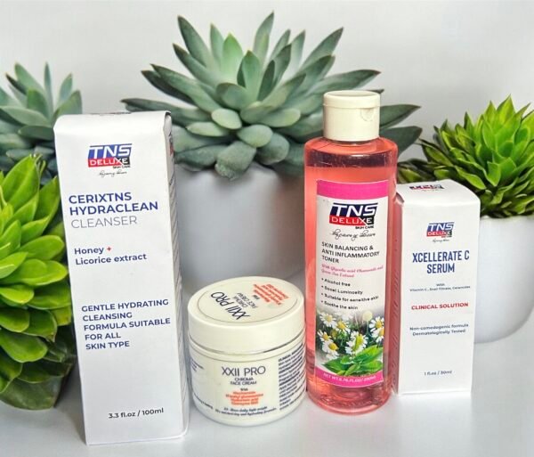 A combination of TNS products for brightening and mosturizing